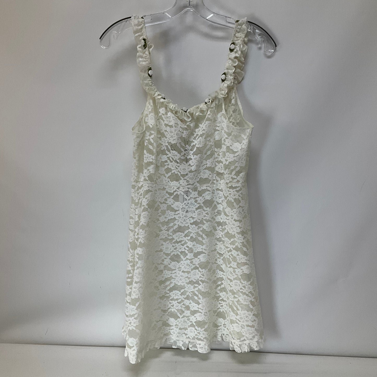 White Dress Party Short For Love & Lemons, Size L