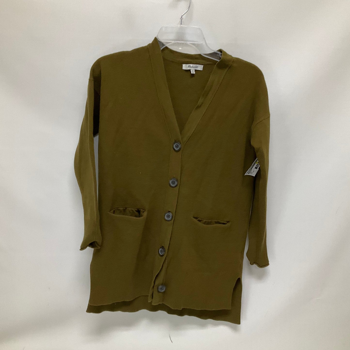 Cardigan By Madewell In Green, Size: Xxs