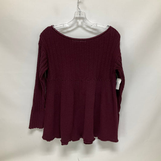 Top Long Sleeve By Free People In Purple, Size: Xs