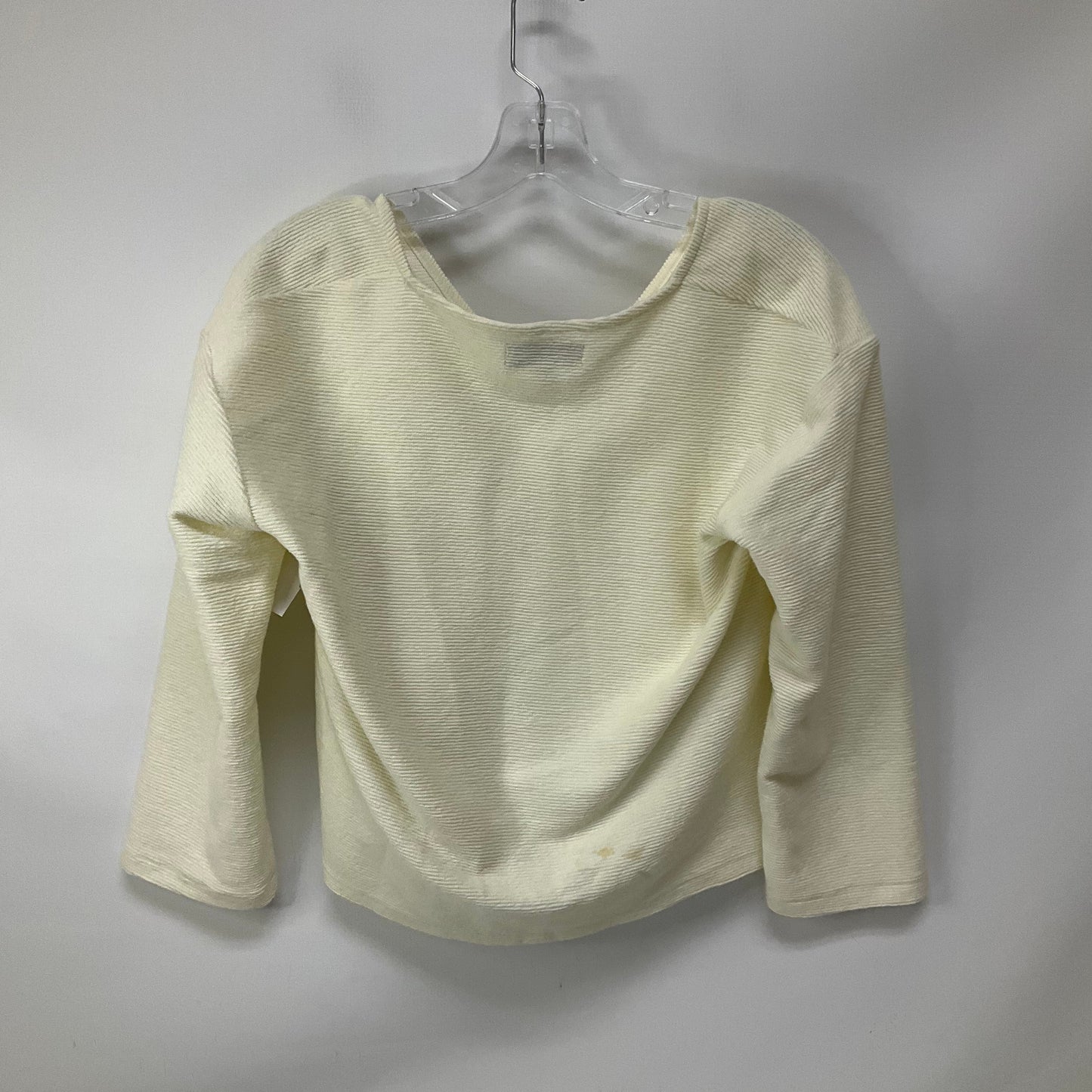 Top Long Sleeve By Madewell In Cream, Size: S