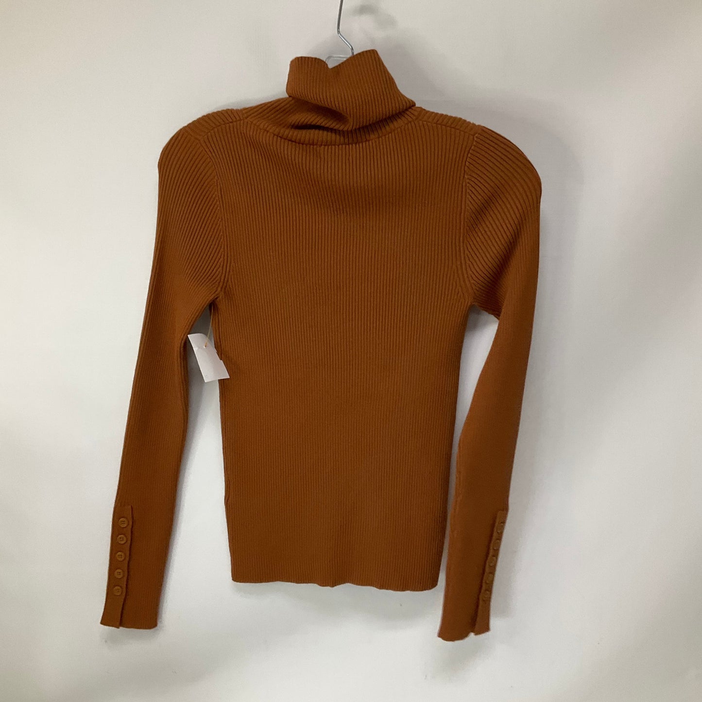 Top Long Sleeve By Maeve In Orange, Size: Xs