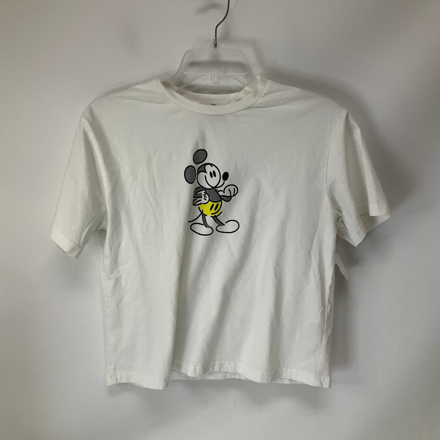 Top Short Sleeve By Disney Store In White, Size: S