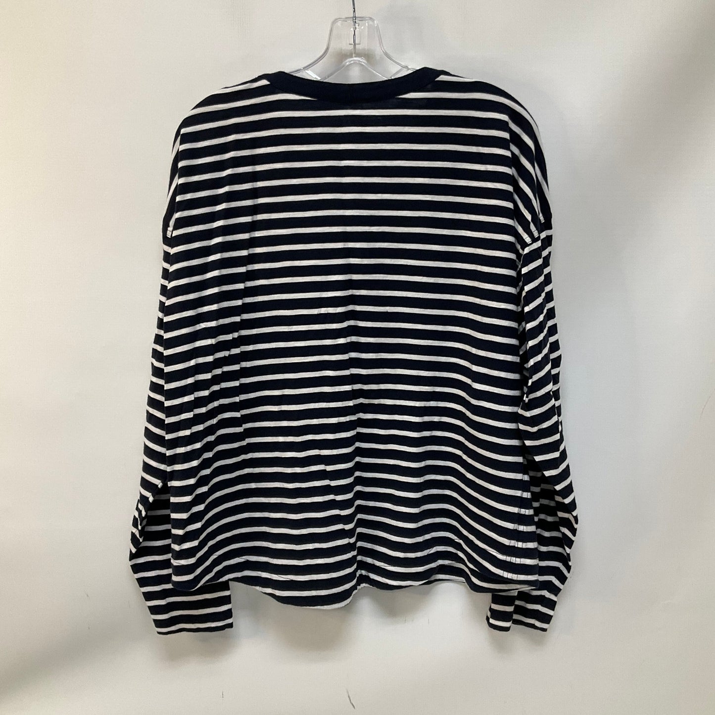 Top Long Sleeve By Boden In Striped Pattern, Size: L