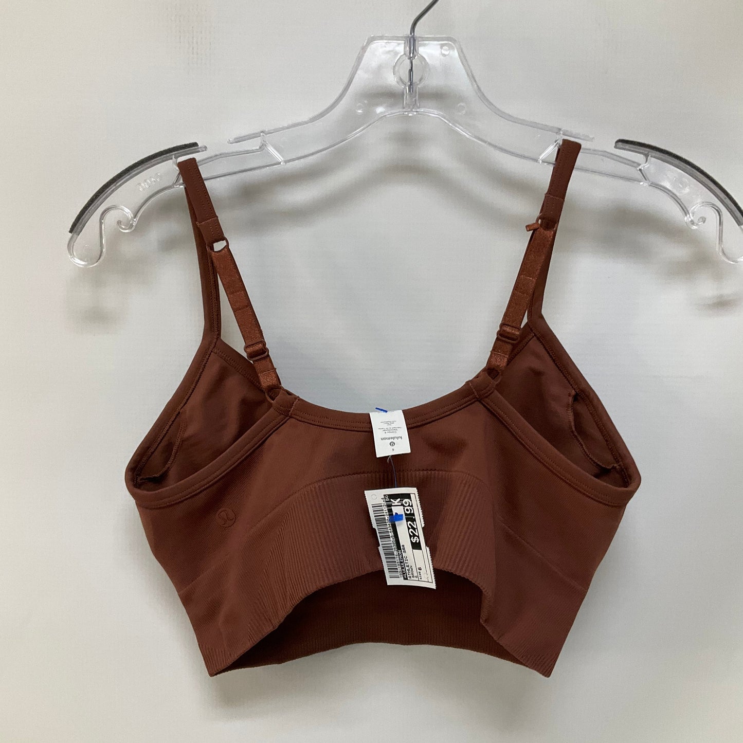 Athletic Bra By Lululemon In Brown, Size: 6