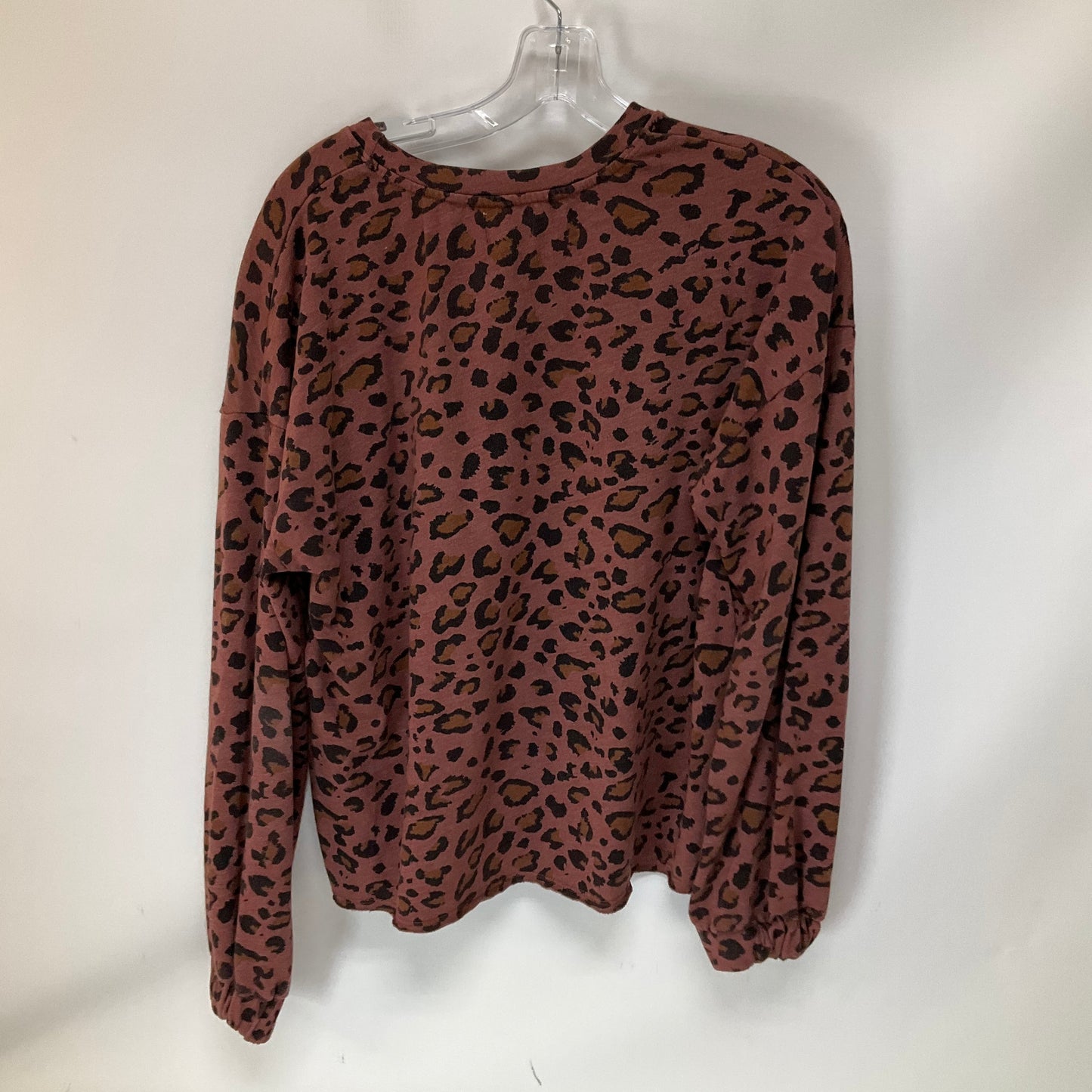 Sweatshirt Crewneck By Sundry In Animal Print, Size: Xs