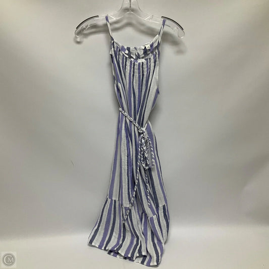 Dress Casual Midi By Beachlunchlounge In Striped Pattern, Size: L