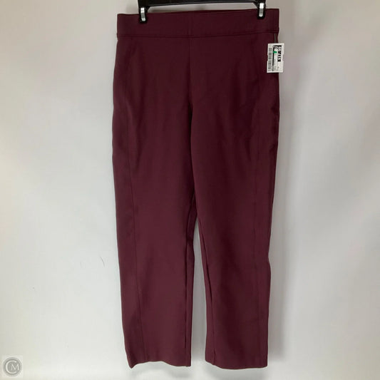 Pants Leggings By Spanx In Maroon, Size: M