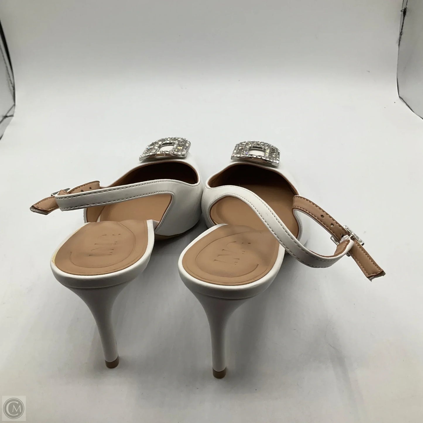 Shoes Heels Kitten By Inc In White, Size: 8.5