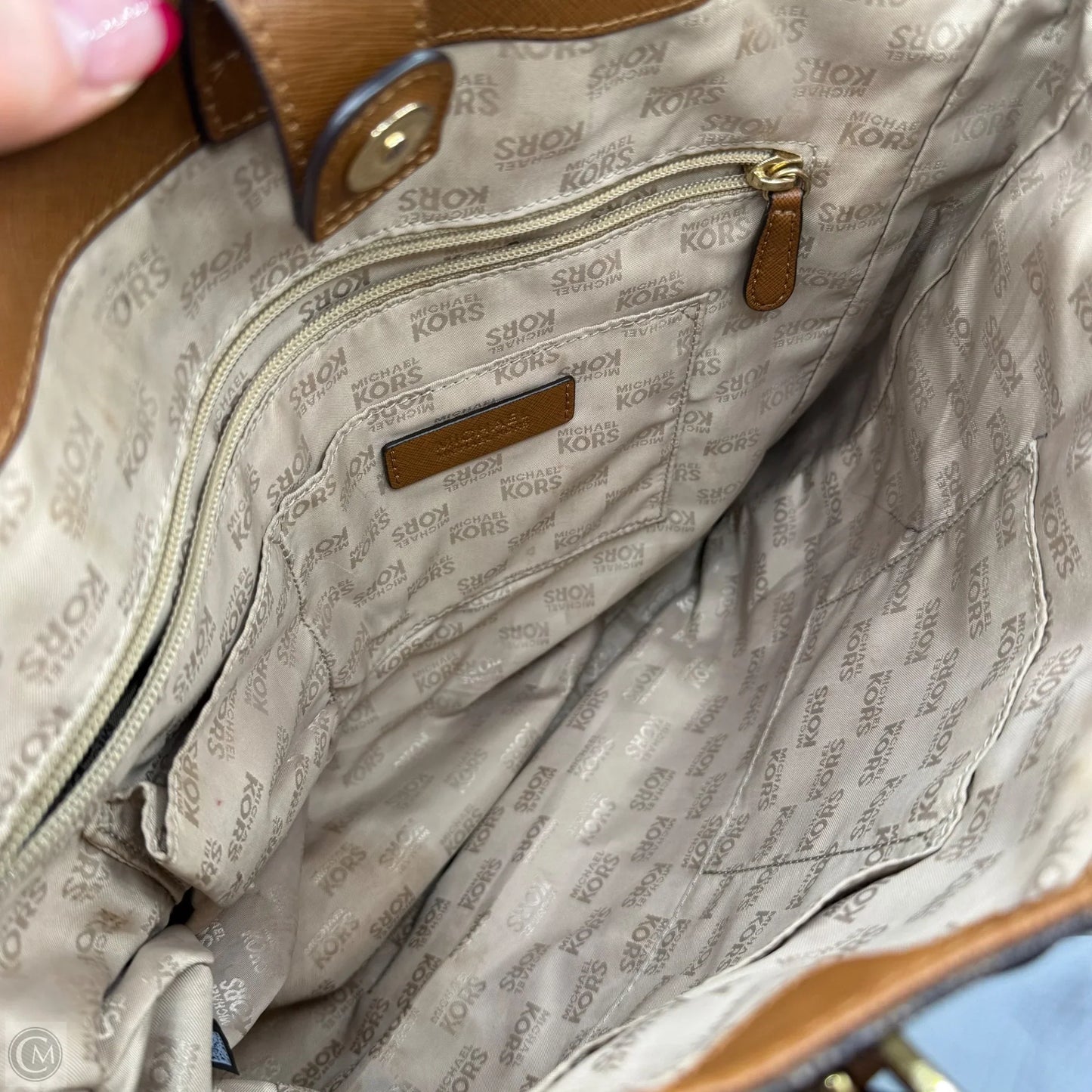 Handbag Designer By Michael Kors, Size: Medium