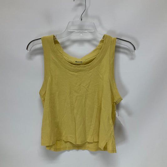 Yellow Top Sleeveless Madewell, Size S