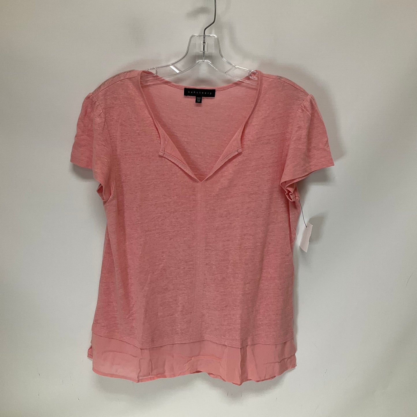 Pink Top Short Sleeve Sanctuary, Size Xs