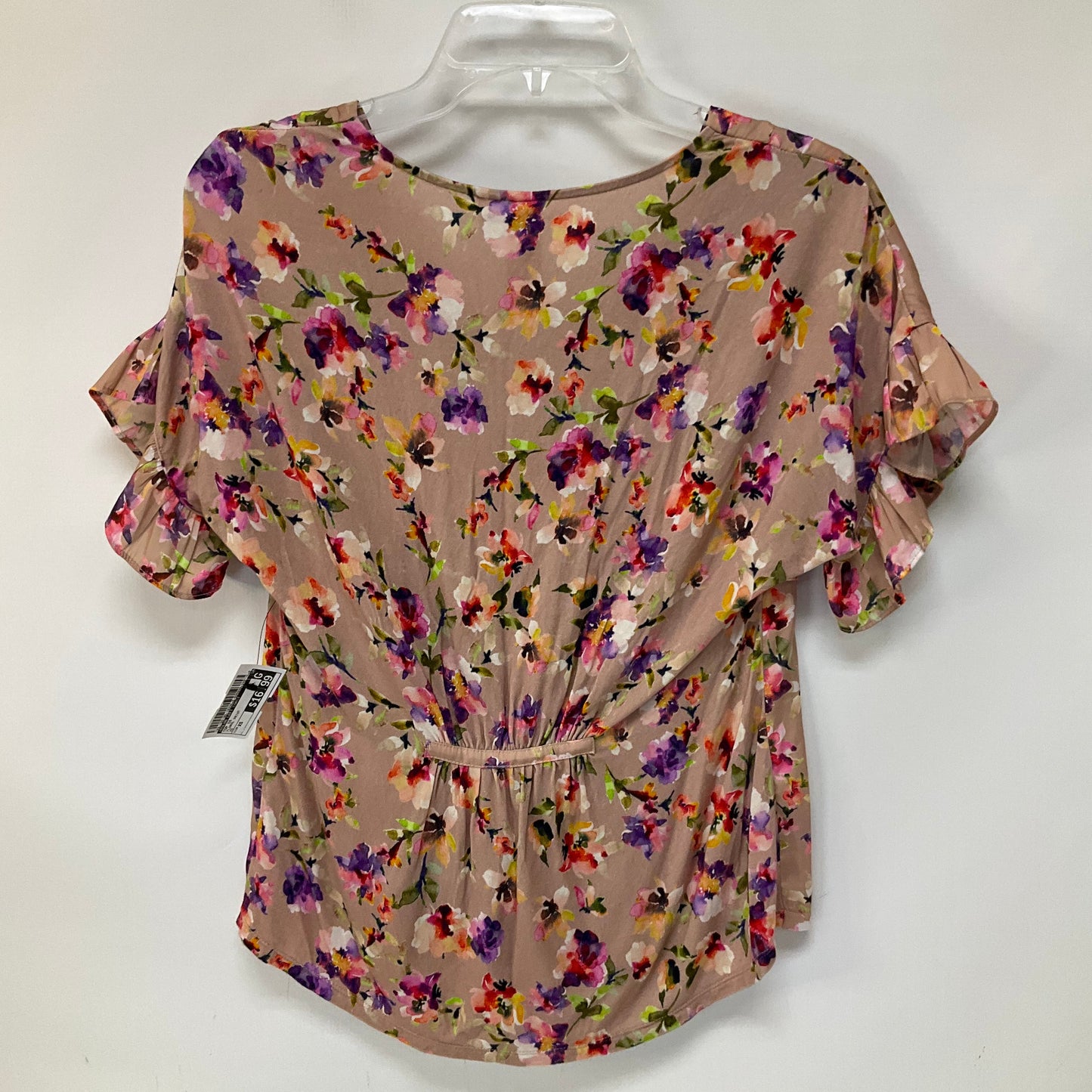 Floral Print Top Short Sleeve Dolan Left Coast, Size Xs