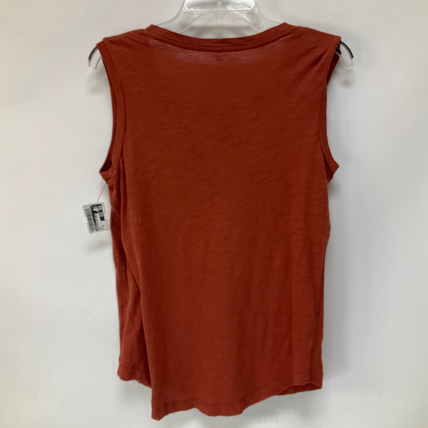 Brown Top Sleeveless Basic Madewell, Size Xs