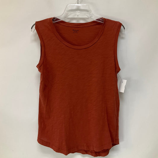 Brown Top Sleeveless Basic Madewell, Size Xs