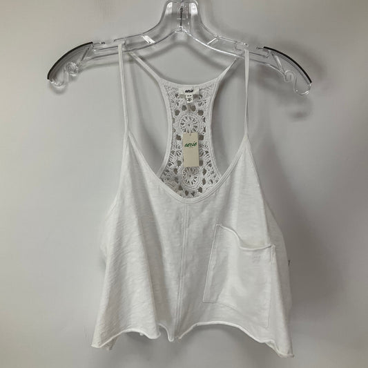 White Top Sleeveless Aerie, Size M