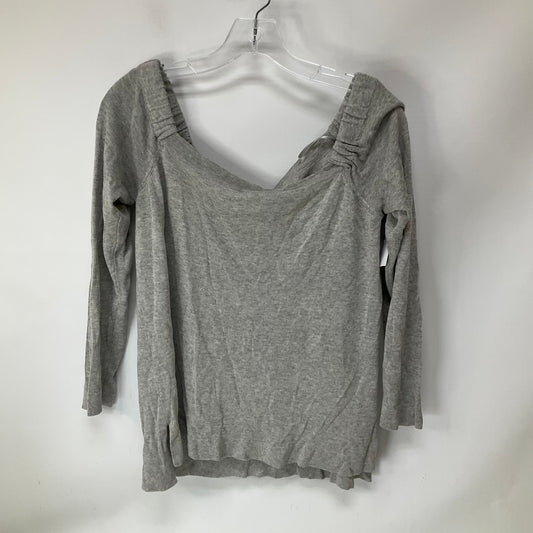 Top Long Sleeve By Milly In Grey, Size: M