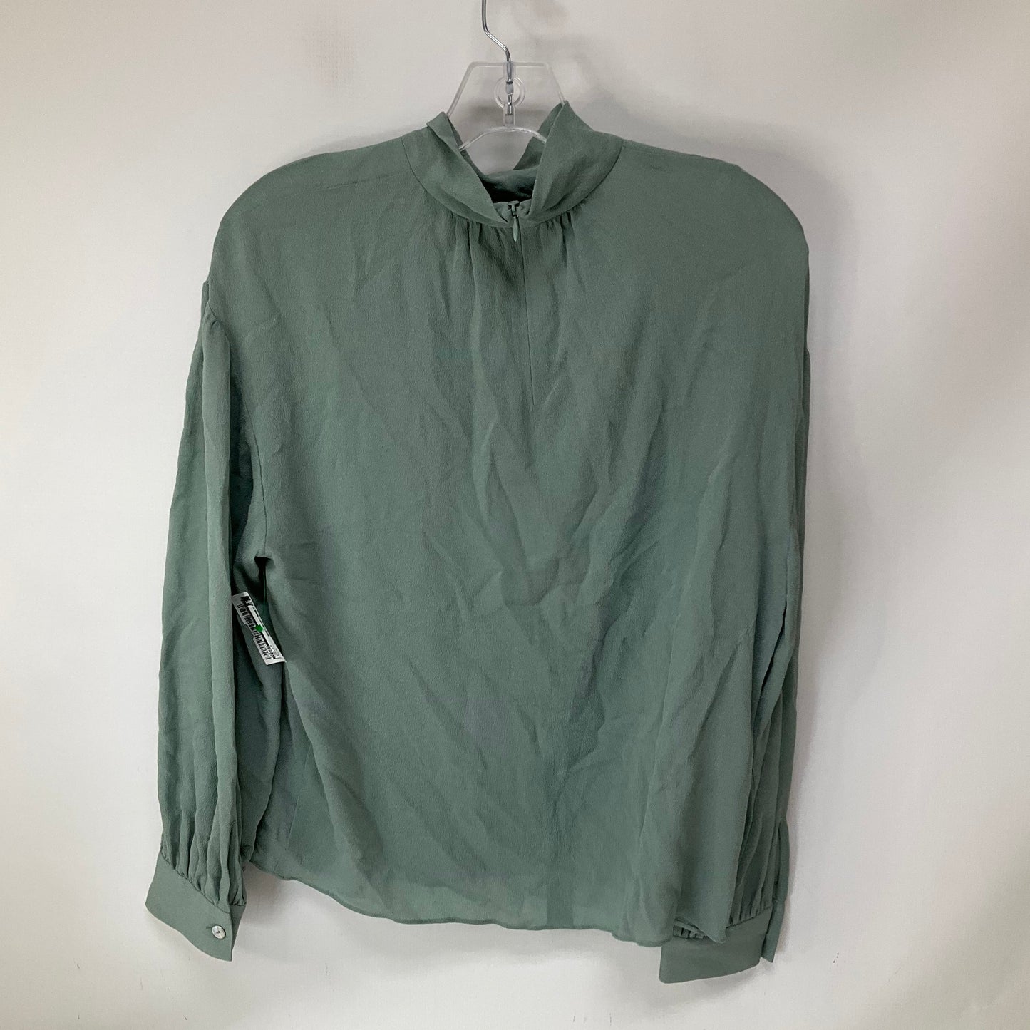 Top Long Sleeve By Vince In Green, Size: S