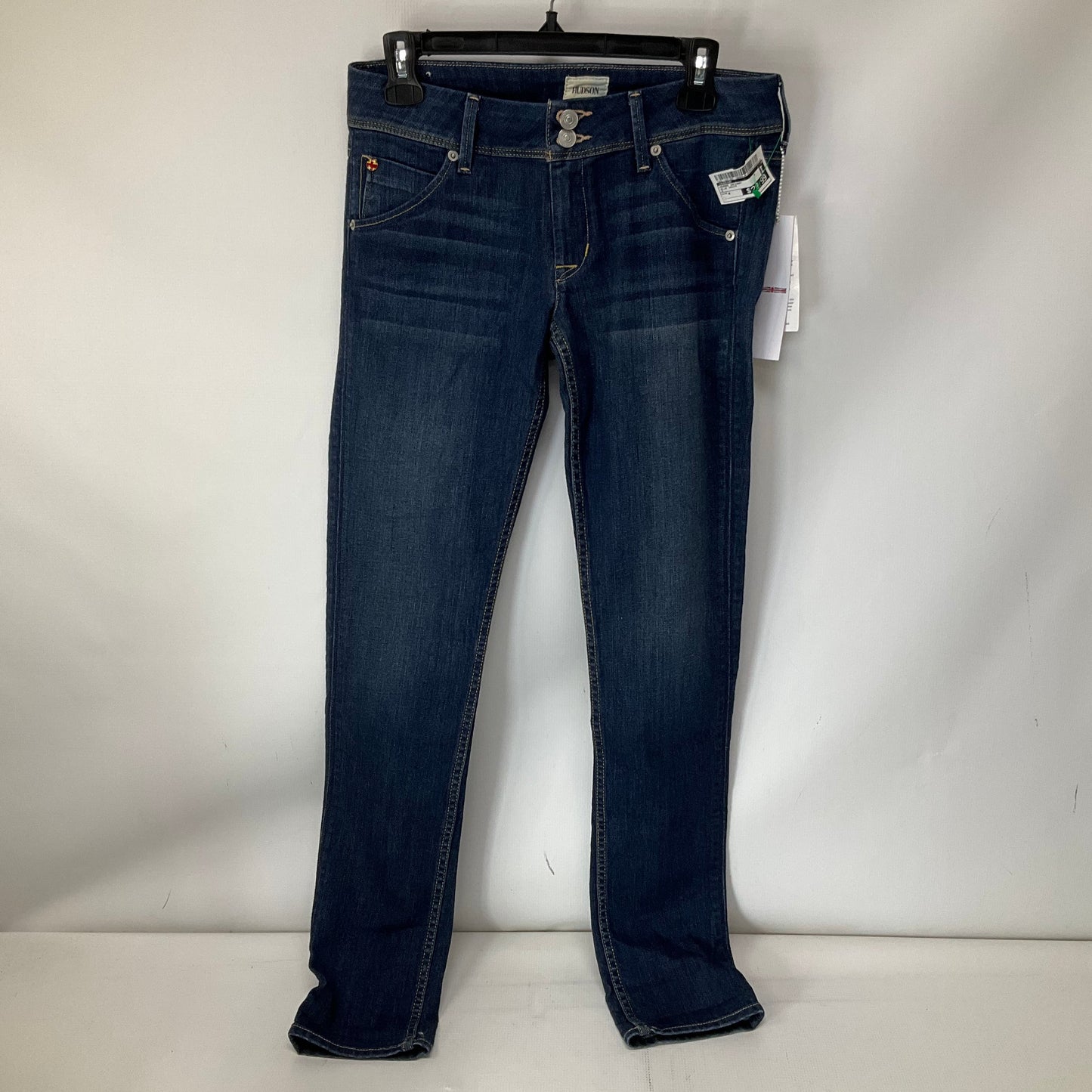 Jeans Skinny By Hudson In Blue Denim, Size: 32