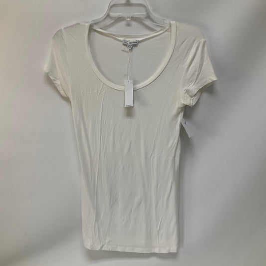 Top Short Sleeve Basic By James Perse In White, Size: L