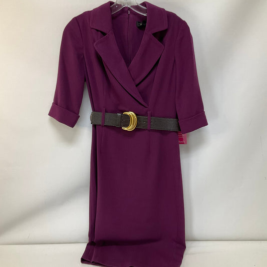 Dress Work By Donna Karan In Purple, Size: 2