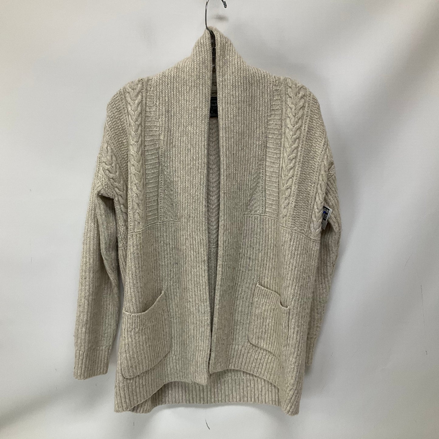 Sweater Cardigan By Abercrombie And Fitch In Beige, Size: S