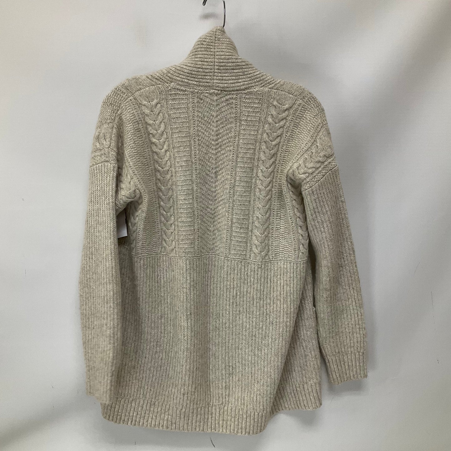 Sweater Cardigan By Abercrombie And Fitch In Beige, Size: S