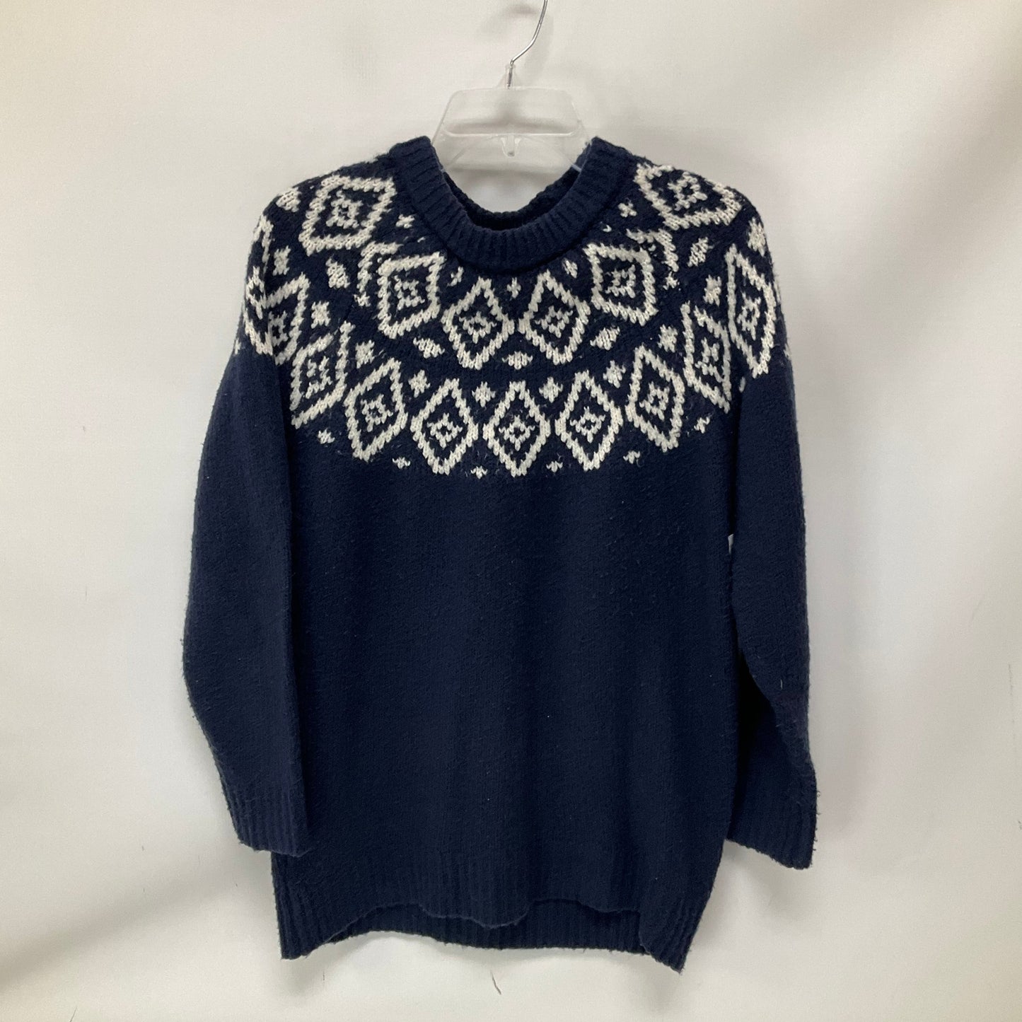 Sweater By Aerie In Blue & White, Size: Xs