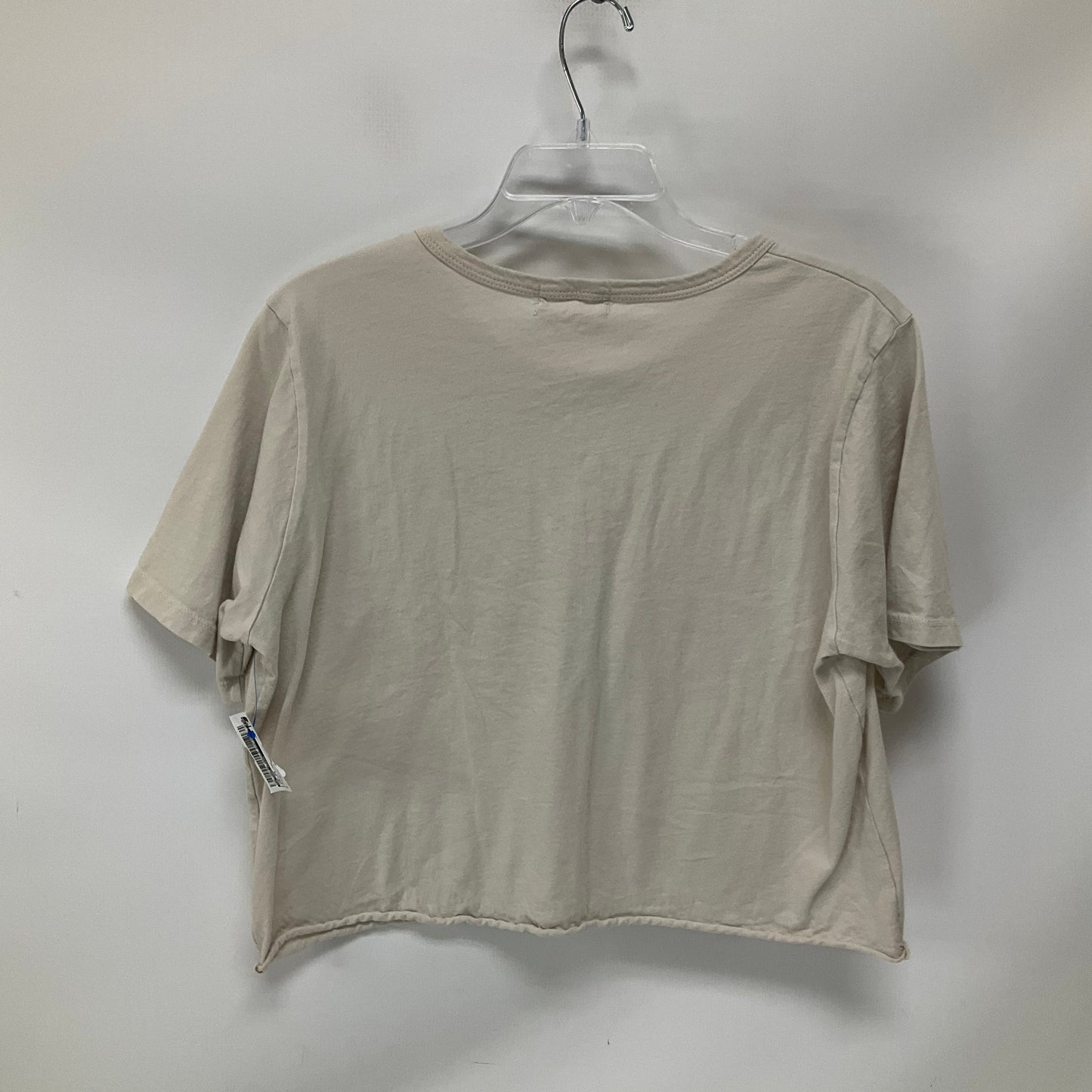 Top Short Sleeve By Altard State In Cream & Tan, Size: M