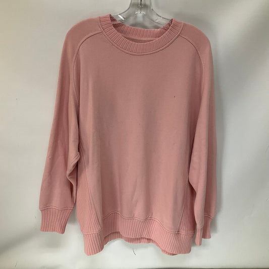 Sweatshirt Crewneck By Aerie In Pink, Size: S