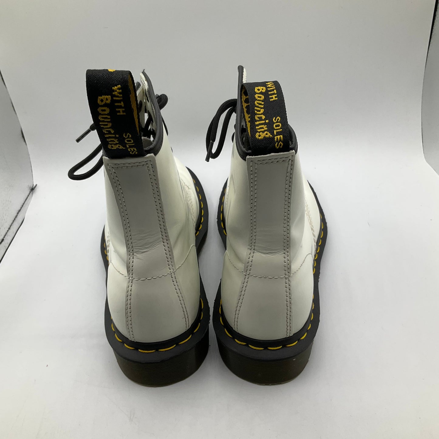 Boots Combat By Dr Martens In White, Size: 8