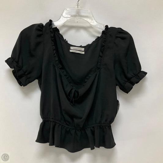 Top Short Sleeve By Urban Outfitters In Black, Size: M
