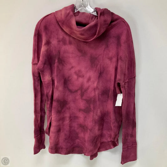 Top Long Sleeve By Maeve In Pink, Size: S