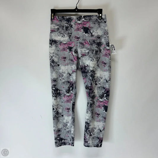 Athletic Leggings Capris By Lululemon In Grey & Pink, Size: 6