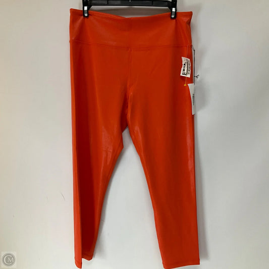 Athletic Leggings By Zyia In Orange, Size: Xl