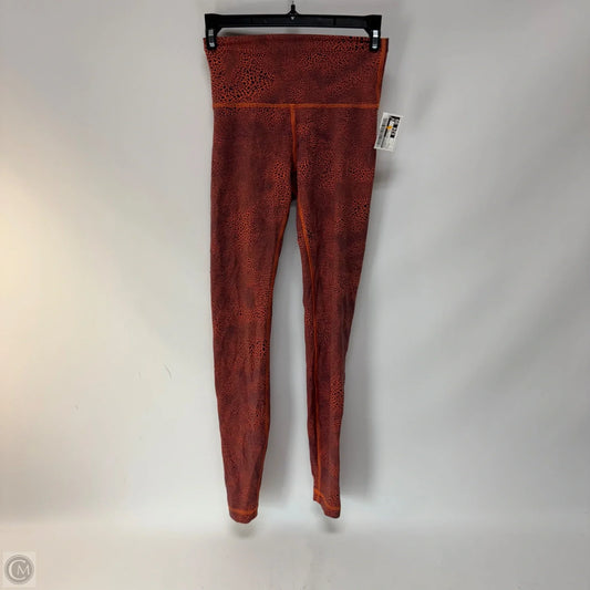 Athletic Leggings By Lululemon In Orange & Purple, Size: 4
