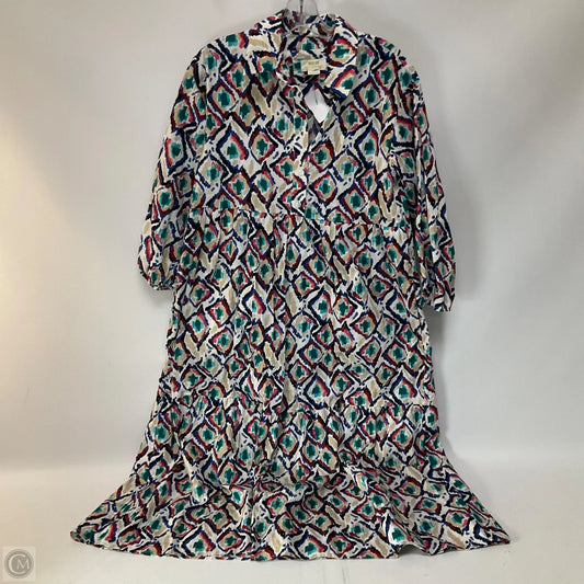 Dress Casual Maxi By Maeve In Multi-colored, Size: Xs