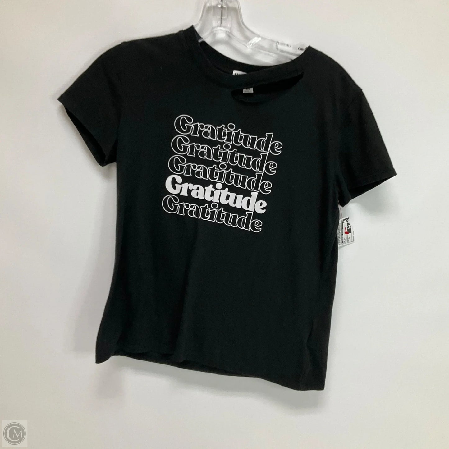 Top Short Sleeve By Clothes Mentor In Black, Size: Xs