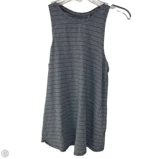 Athletic Tank Top By Lululemon In Striped Pattern, Size: 4