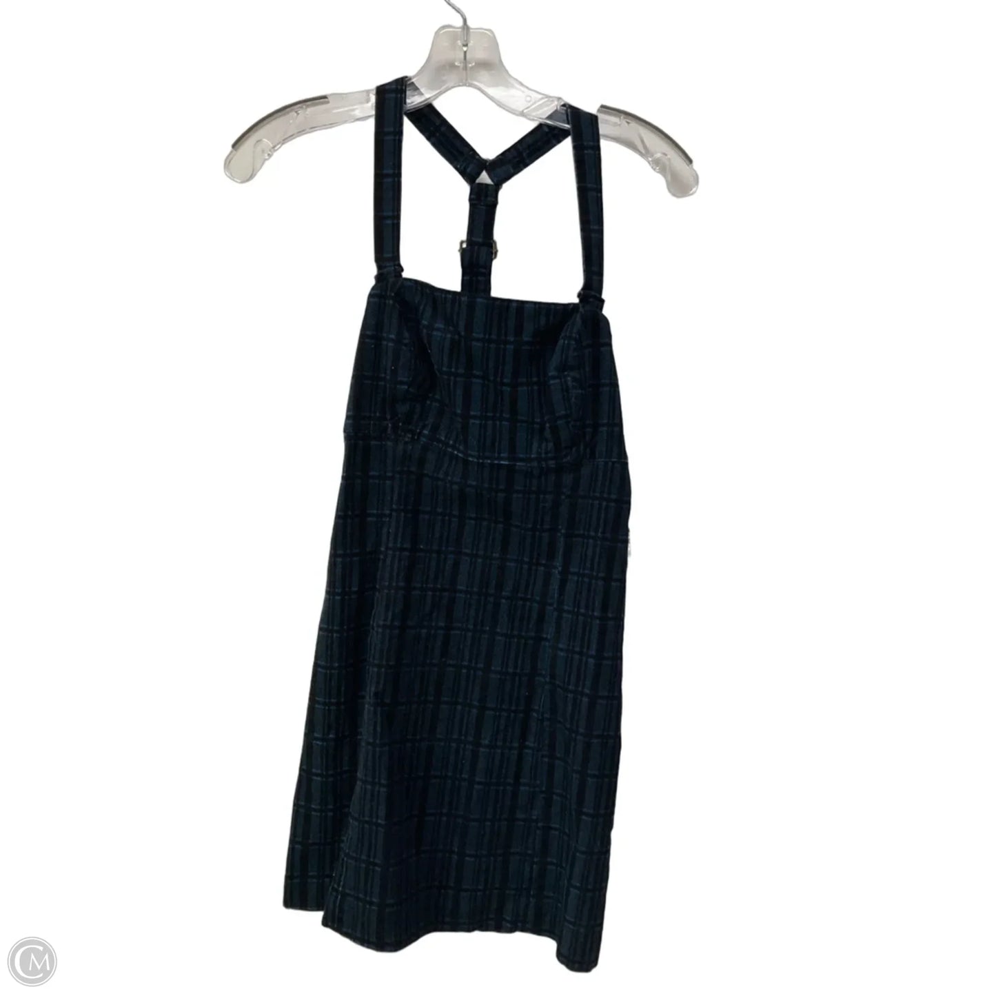 Dress Casual Short By Urban Outfitters In Black & Blue, Size: S