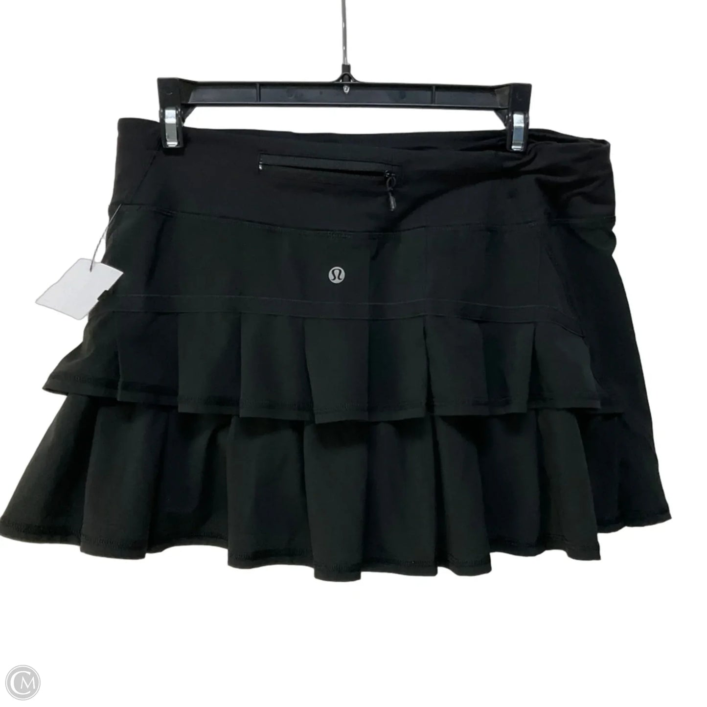 Athletic Skort By Lululemon In Black, Size: 8