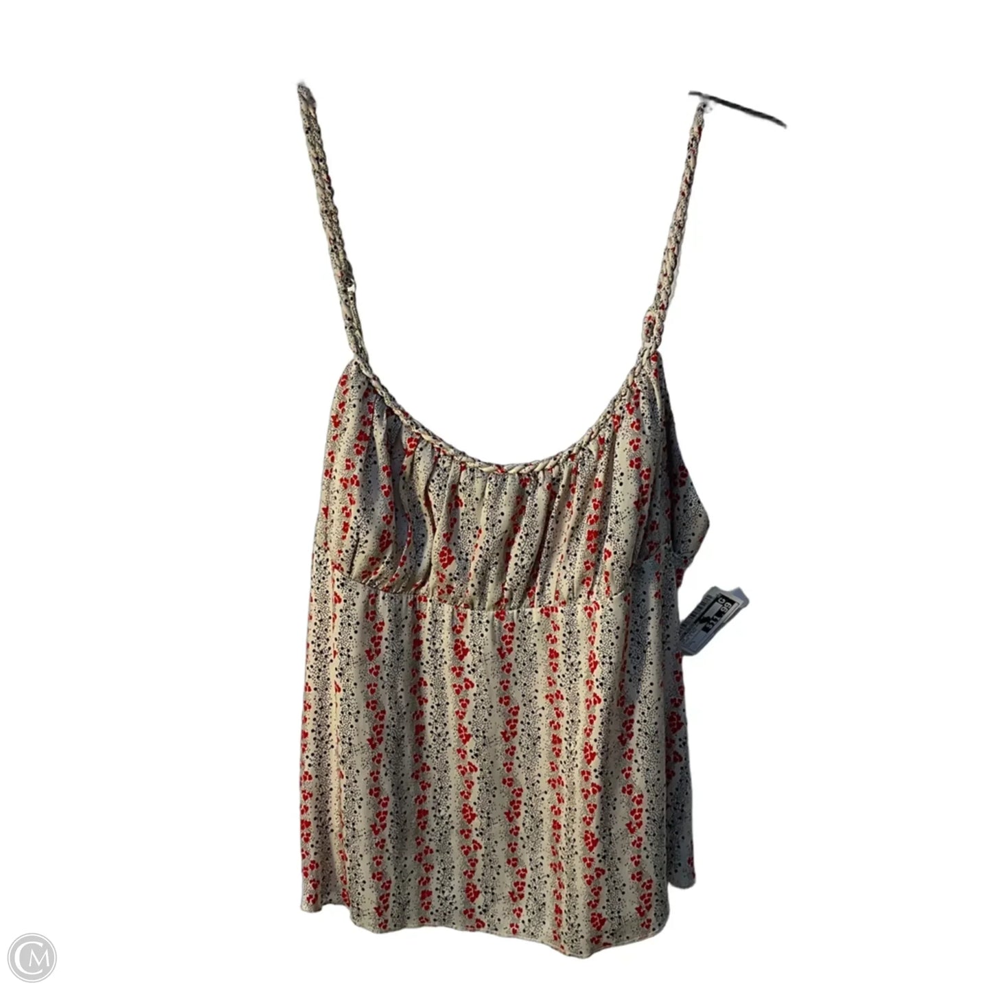 Top Sleeveless By Free People In Black & Red, Size: L