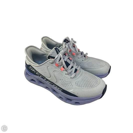Shoes Athletic By Skechers In Blue, Size: 8