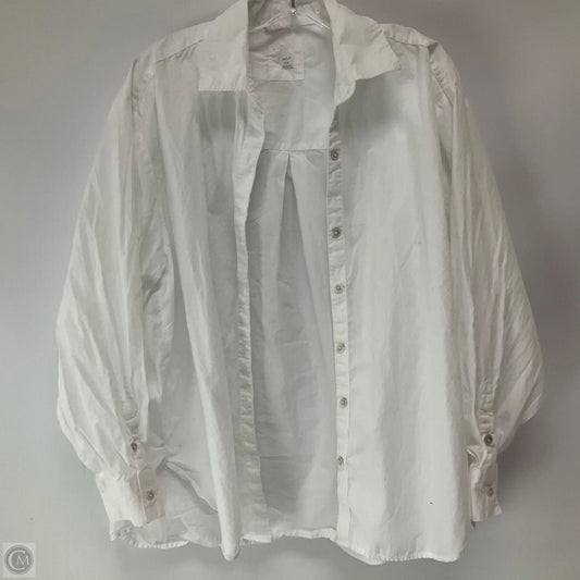 Top Long Sleeve By Aerie In White, Size: S