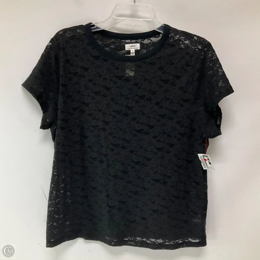 Top Short Sleeve By Aerie In Black, Size: Xl
