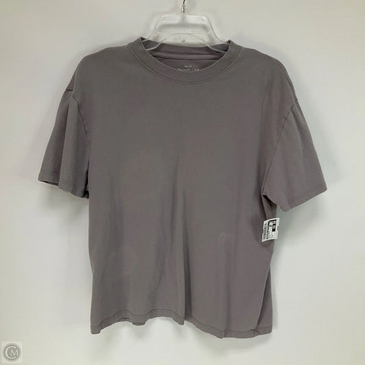 Top Short Sleeve Basic By Abercrombie And Fitch In Purple, Size: M