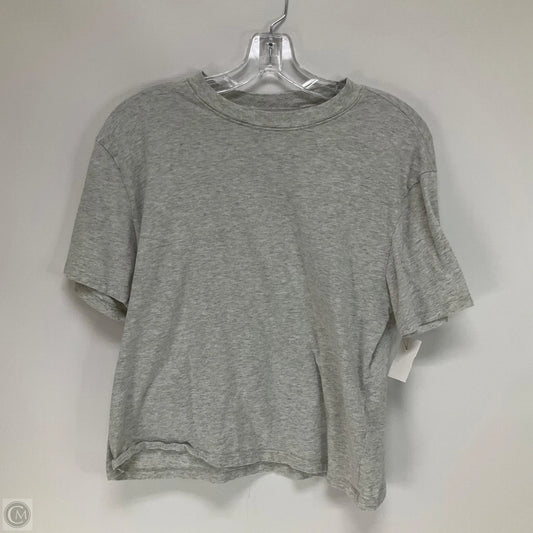 Top Short Sleeve Basic By Abercrombie And Fitch In Grey, Size: M