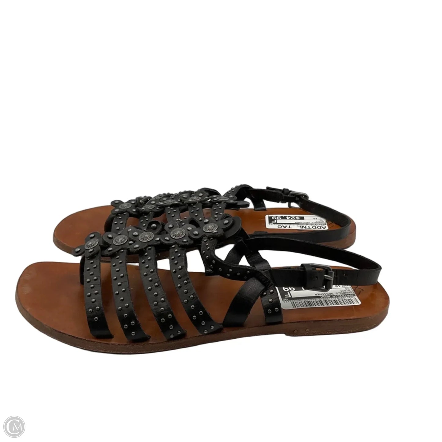 Sandals Designer By Patricia Nash In Black, Size: 10