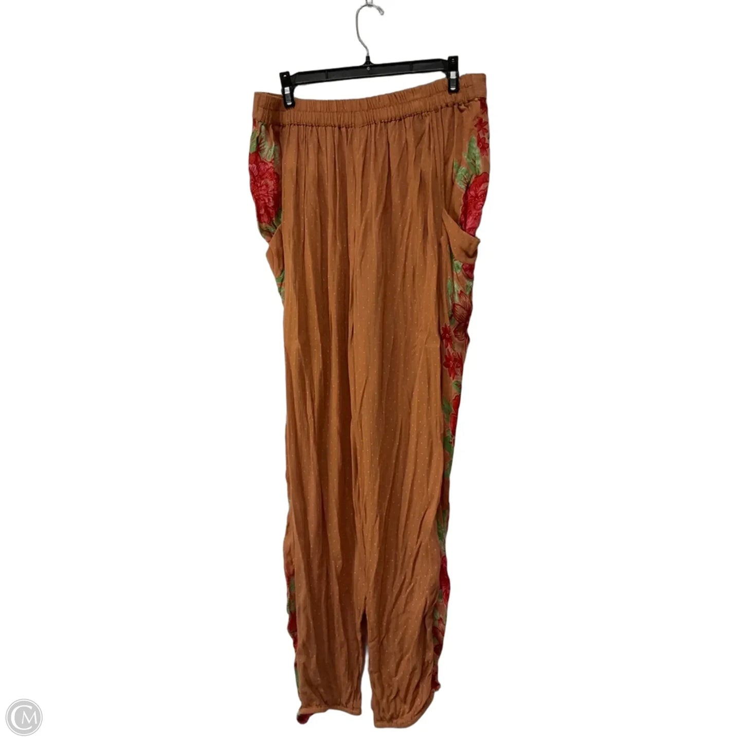 Pants Wide Leg By Free People In Orange, Size: L
