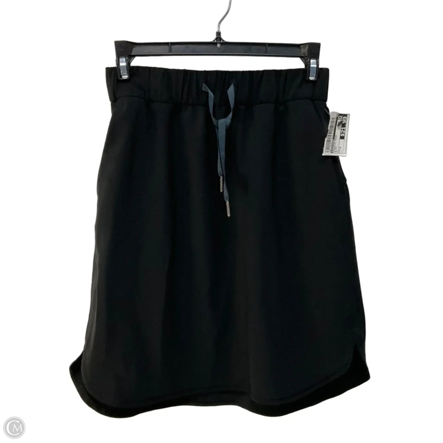 Athletic Skort By Lululemon In Black, Size: 4