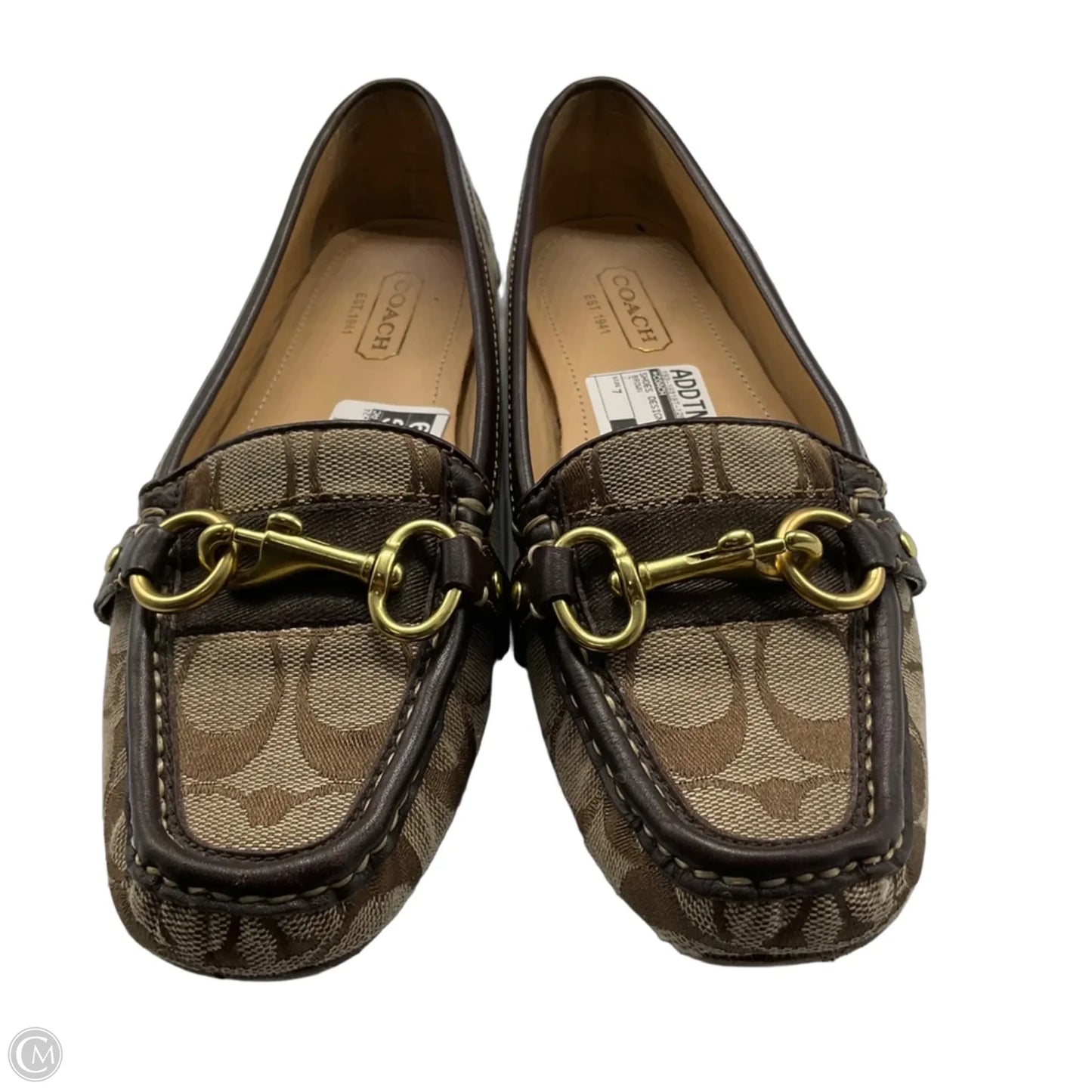 Shoes Designer By Coach In Brown, Size: 7